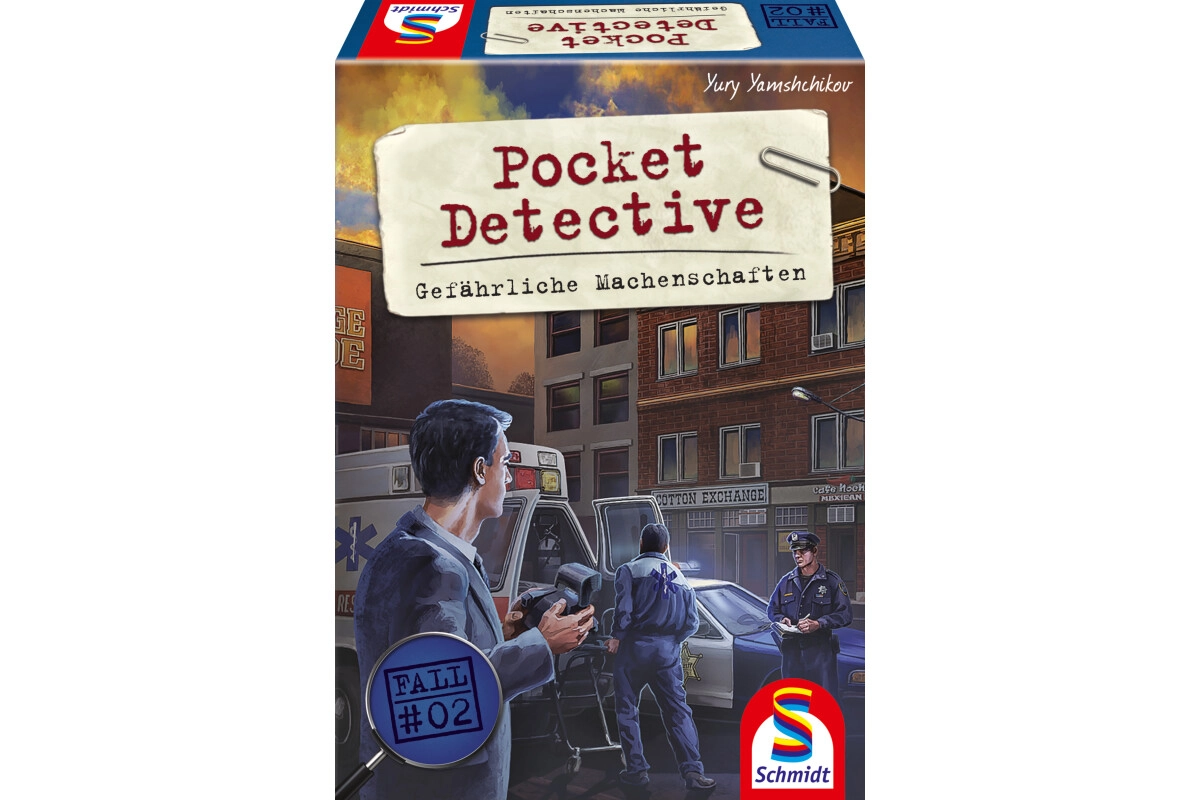 Schmidt Spiele 49378 Pocket Detective, Gefährliche Machenschaften