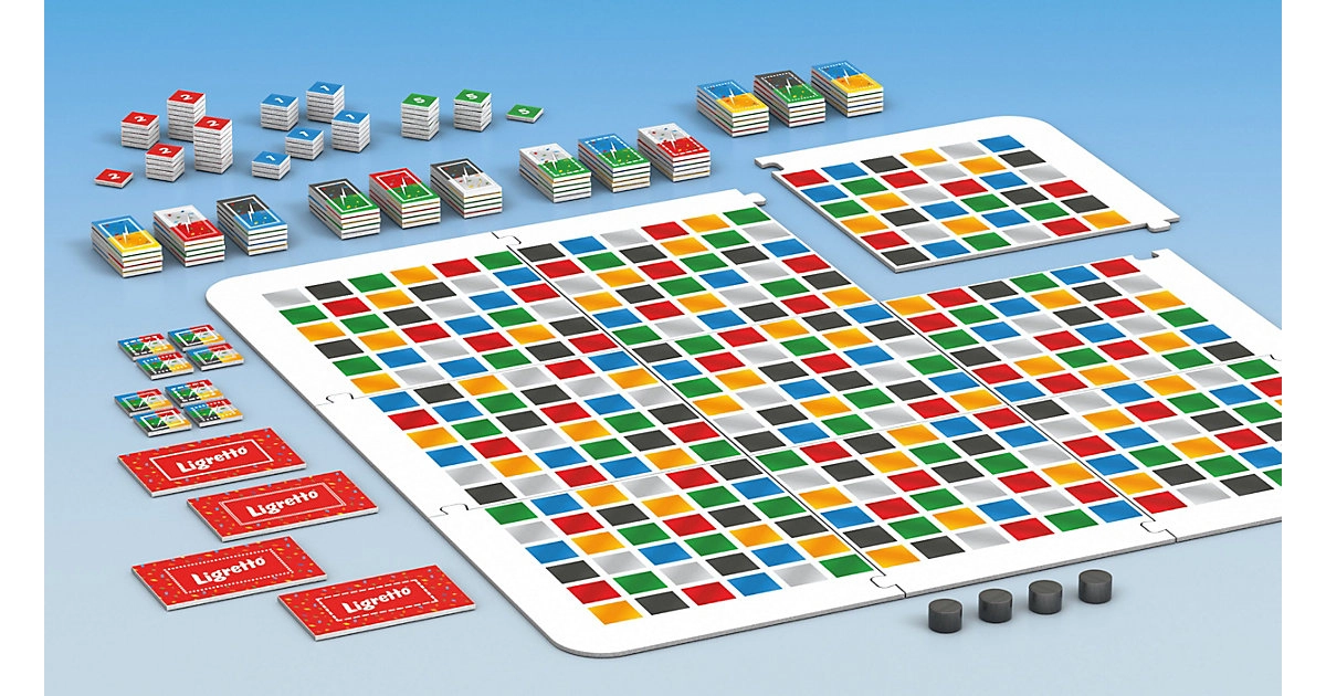 Schmidt Spiele 49386 Ligretto - Das Brettspiel für 2-4 Spieler ab 8 Jahren