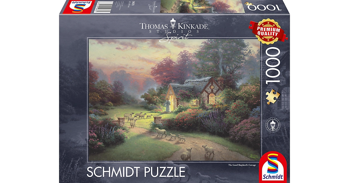 Schmidt Spiele 1000 Teile Puzzle 59678 Spirit Cottage des guten Hirten