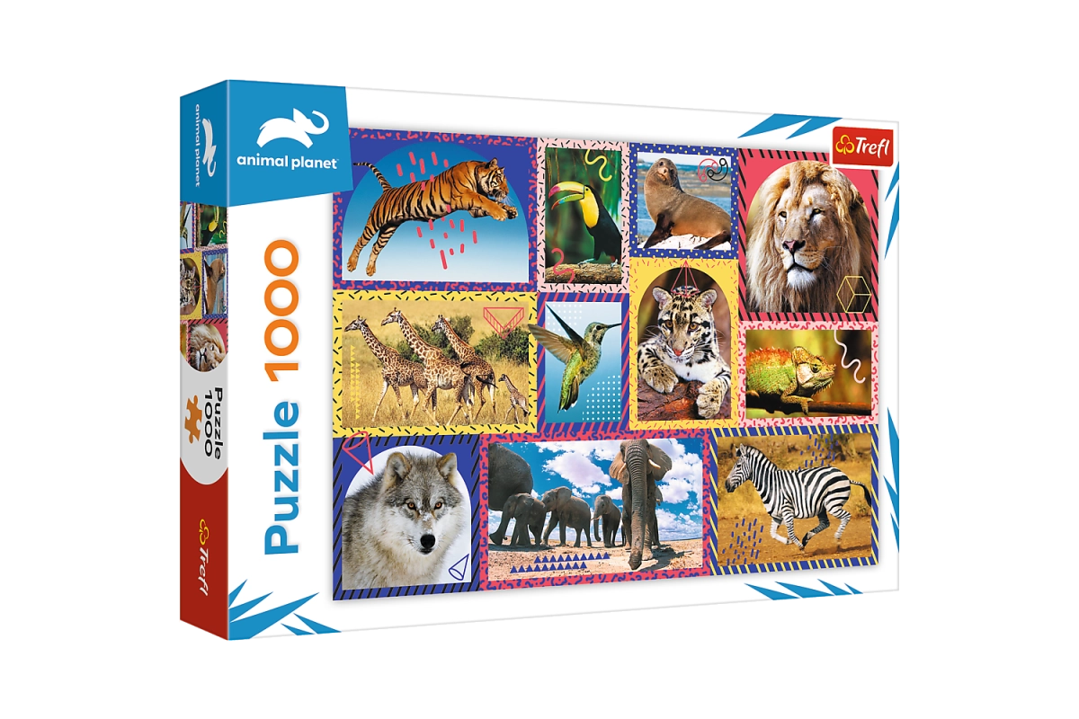 Trefl Puzzle 1000 Teile Animal Planet Wilde Tiere