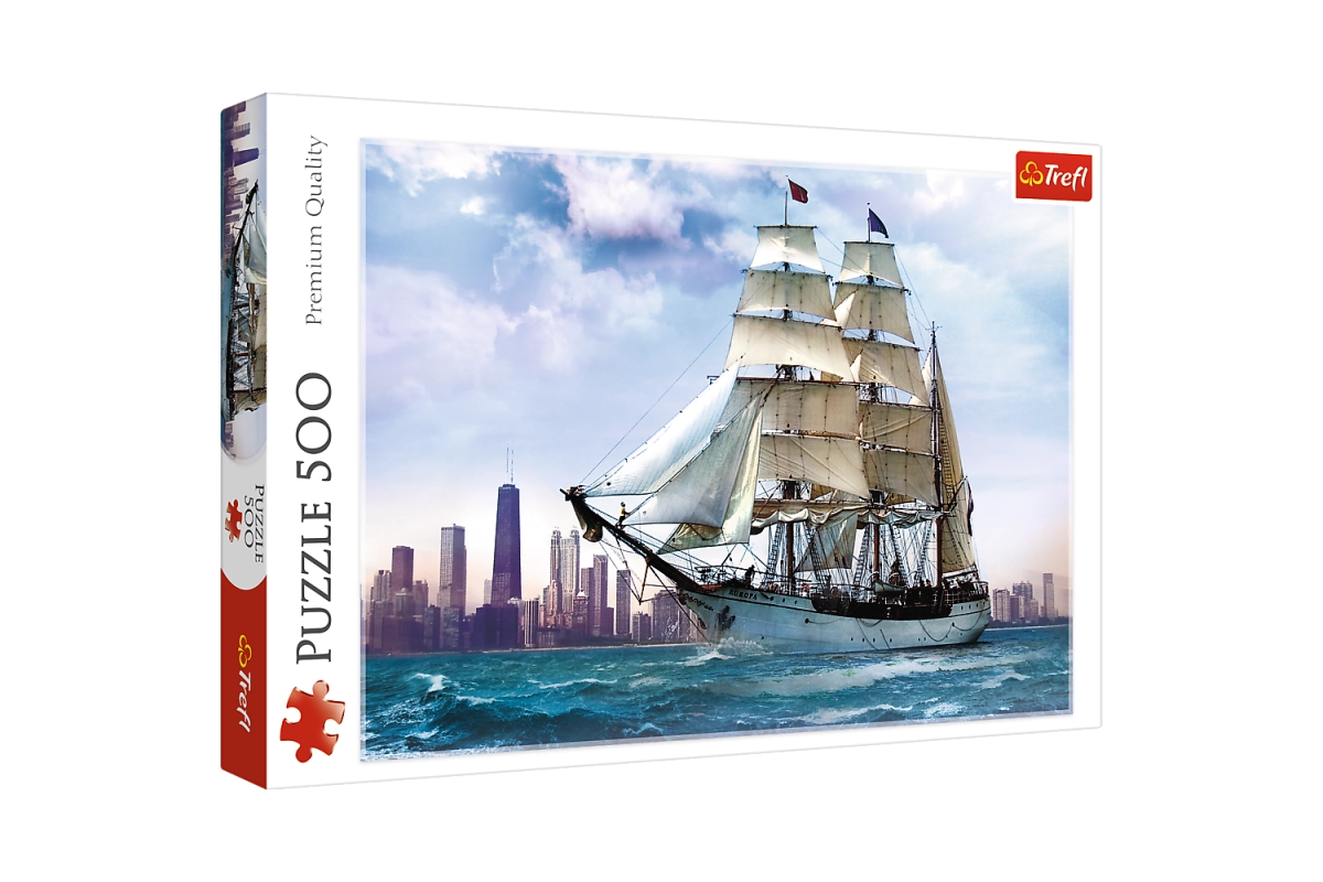 Trefl Puzzle 500 Teile Segeln nach Chicago