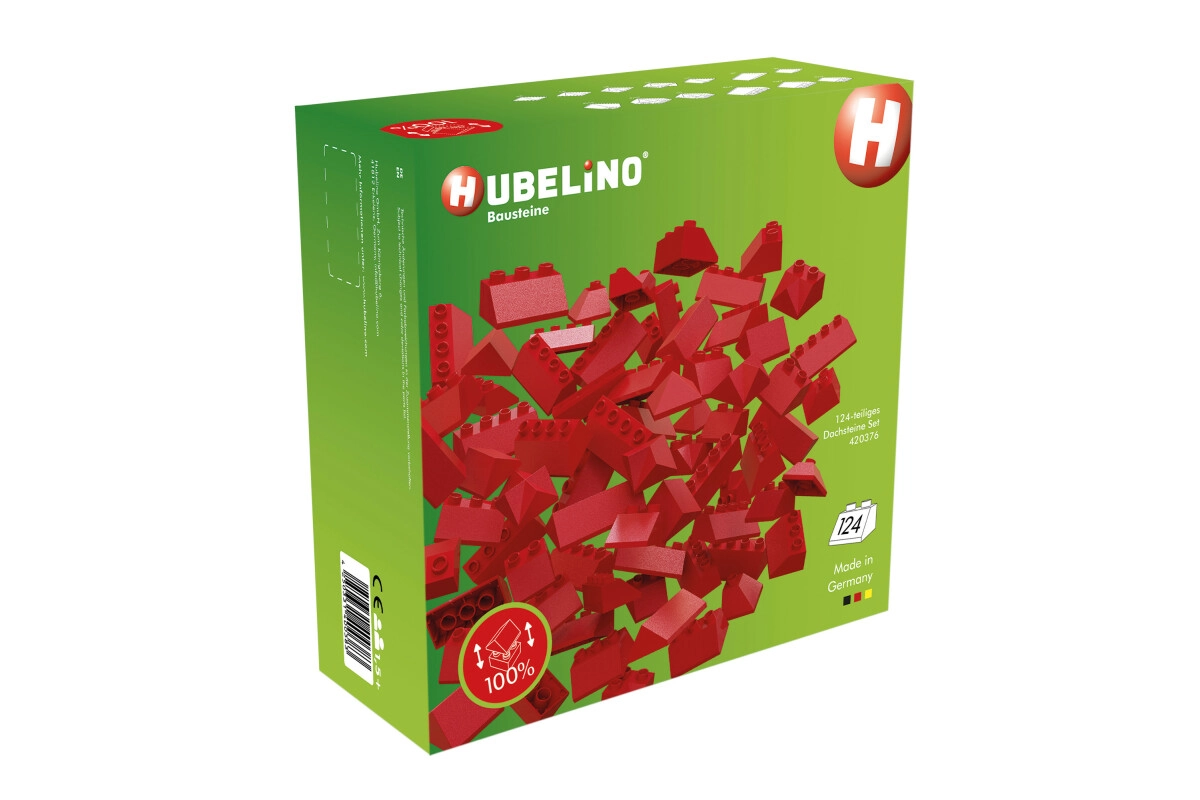 Hubelino 400376 Dachsteine Set (124-teilig)