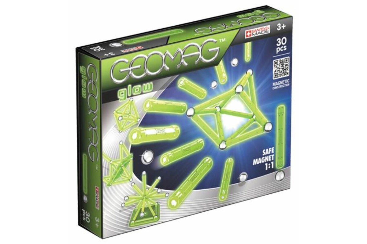 Geomag Color Glow 30 teilige Magnetbaukasten ab 3 Jahren