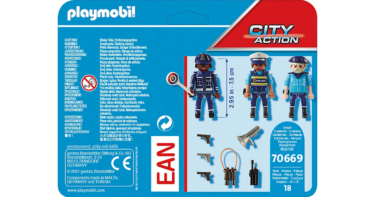 PLAYMOBIL® 70669 Figurenset Polizei