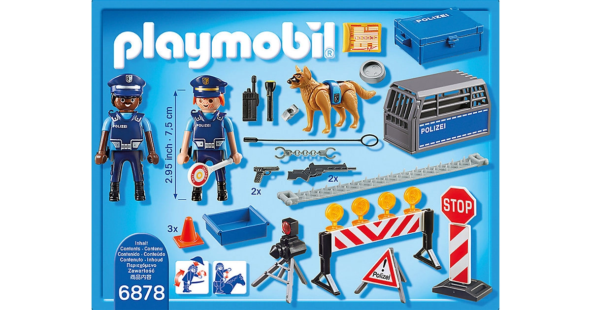 PLAYMOBIL® 6878 Polizei-Straßensperre