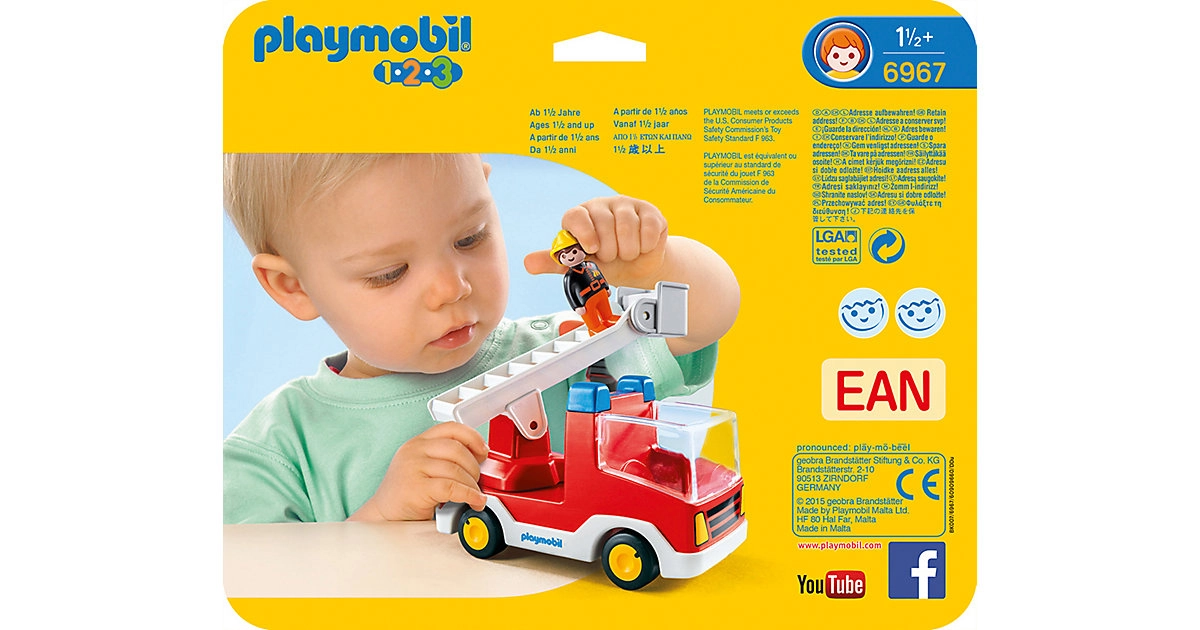 PLAYMOBIL® 6967 Feuerwehrleiterfahrzeug