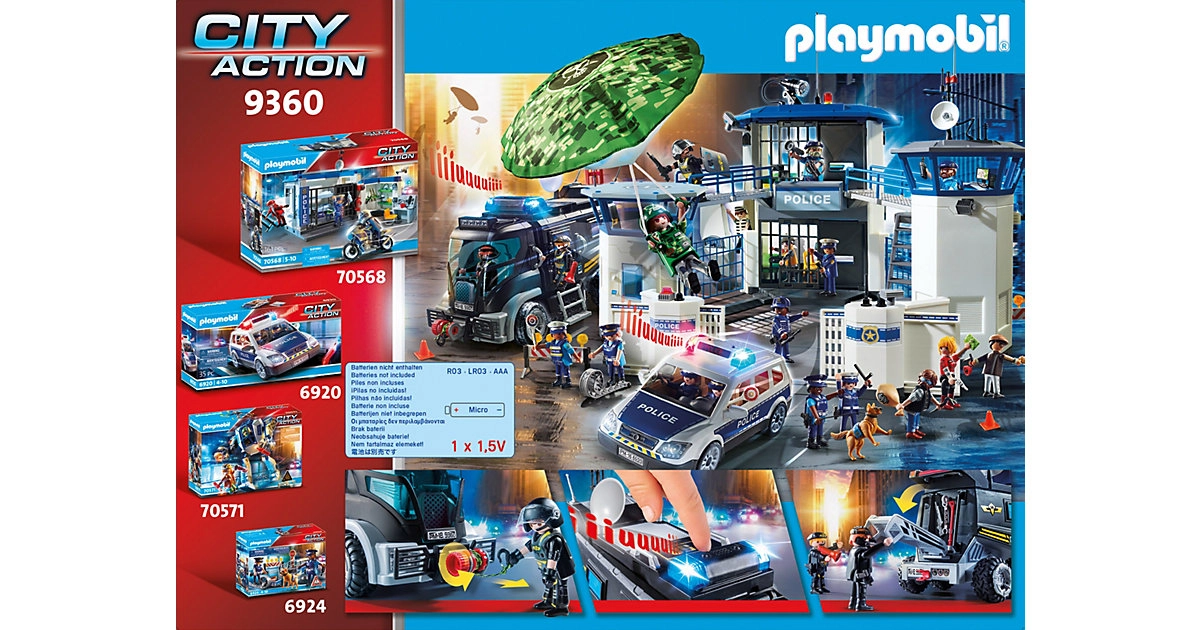 PLAYMOBIL® 9360 SEK-Truck mit Licht und Sound