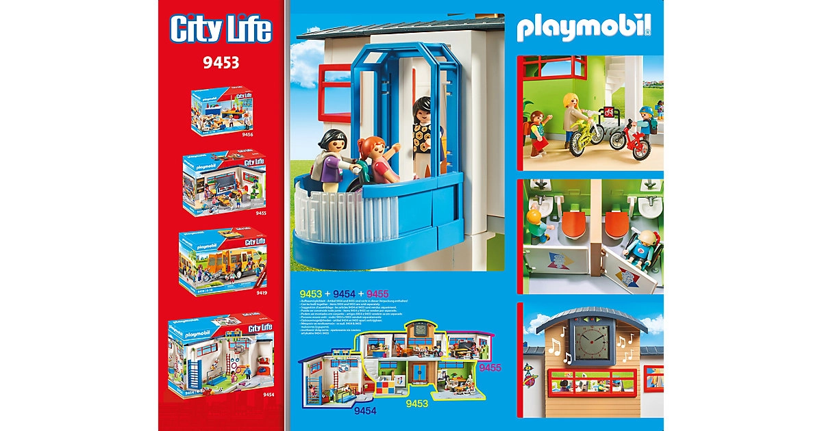 PLAYMOBIL® 9453 Große Schule mit Einrichtung