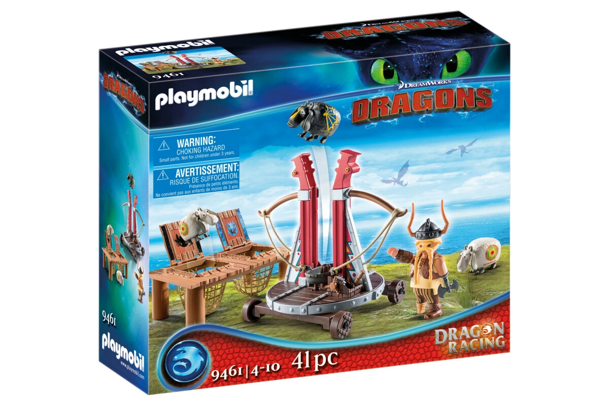 PLAYMOBIL® 9461 Dragon Racing: Grobian mit Schafschleuder