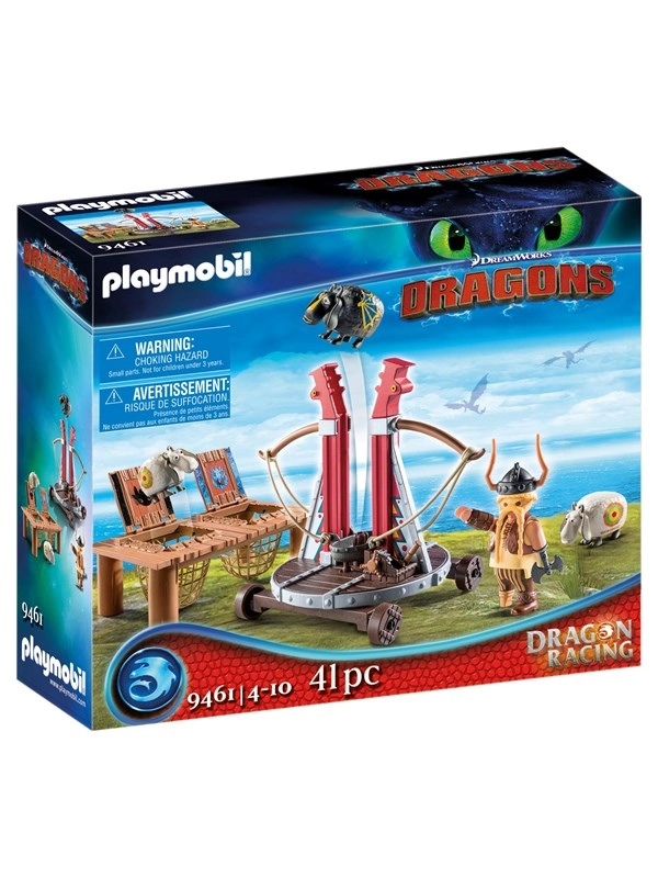 PLAYMOBIL® 9461 Dragon Racing: Grobian mit Schafschleuder