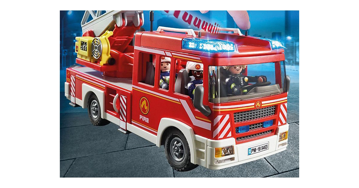 PLAYMOBIL® 9463 Feuerwehr-Leiterfahrzeug