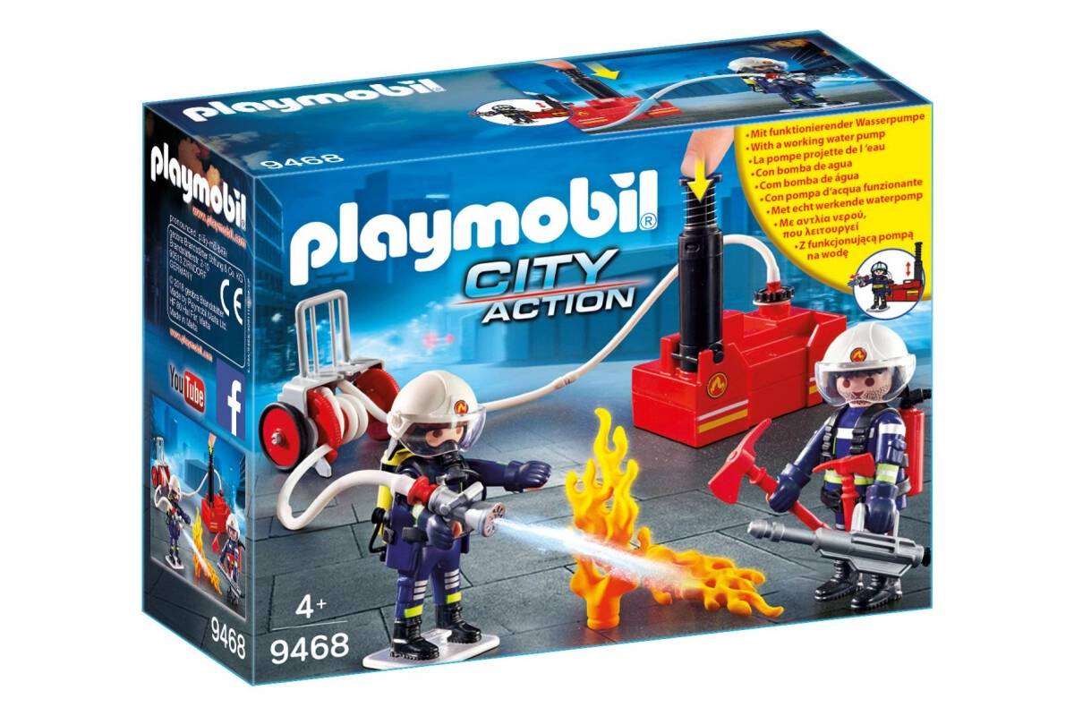 PLAYMOBIL® 9468 Feuerwehrmänner mit Löschpumpe