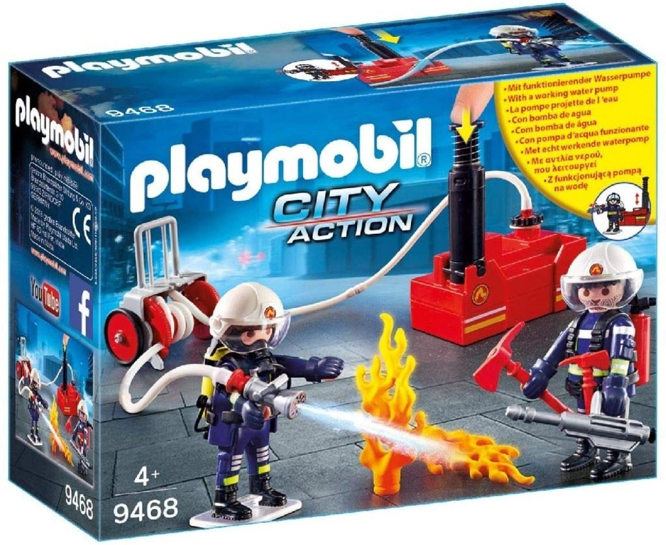 PLAYMOBIL® 9468 Feuerwehrmänner mit Löschpumpe