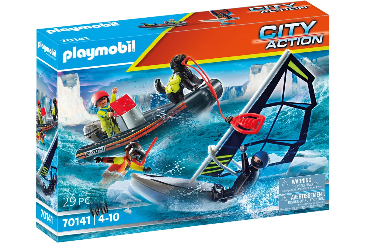 PLAYMOBIL® 70141 Seenot: Polarsegler-Rettung mit Schlauchboot