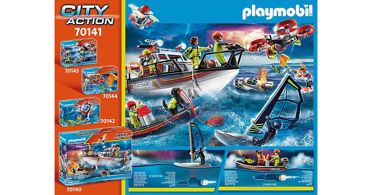 PLAYMOBIL® 70141 Seenot: Polarsegler-Rettung mit Schlauchboot