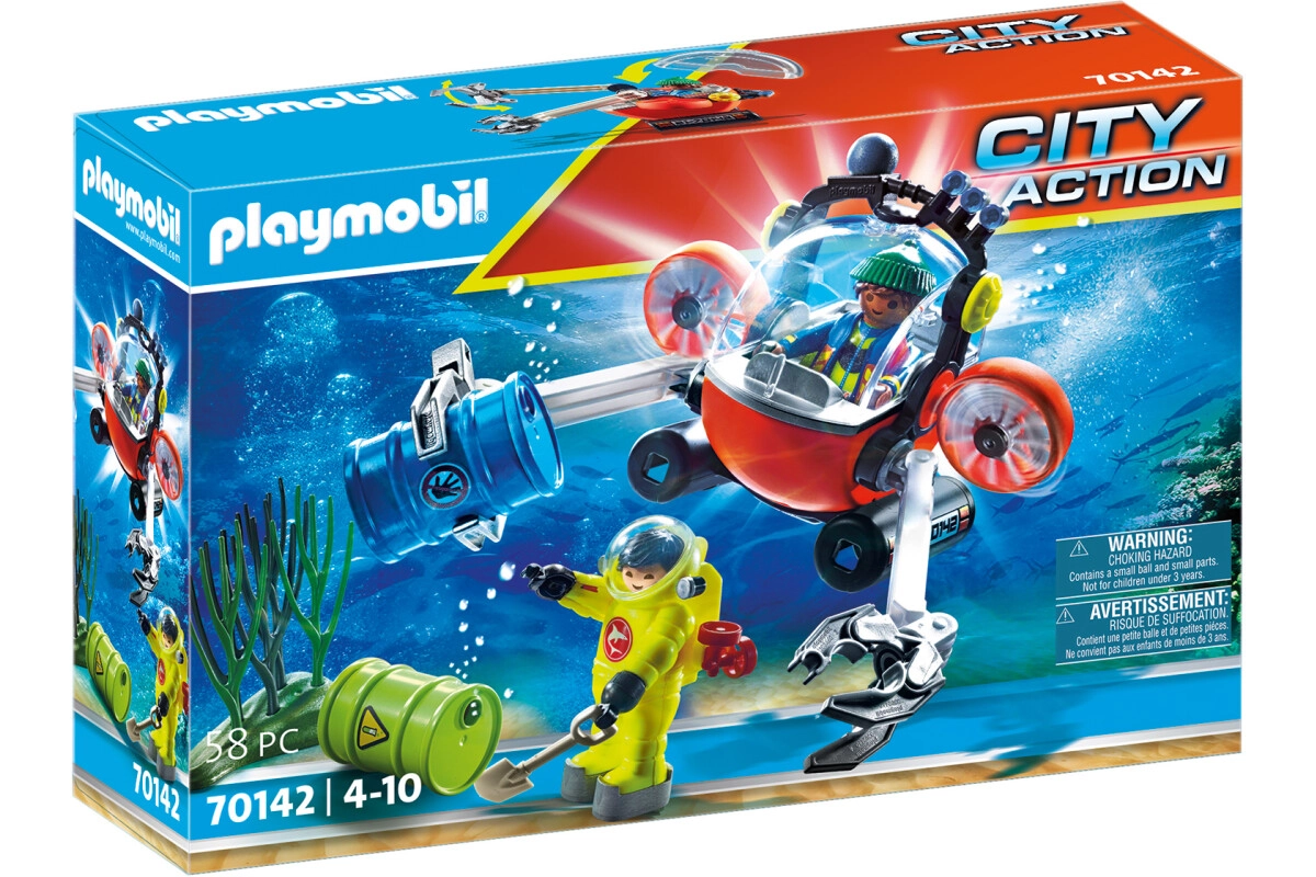 PLAYMOBIL® 70142 Seenot: Umwelteinsatz mit Tauchboot