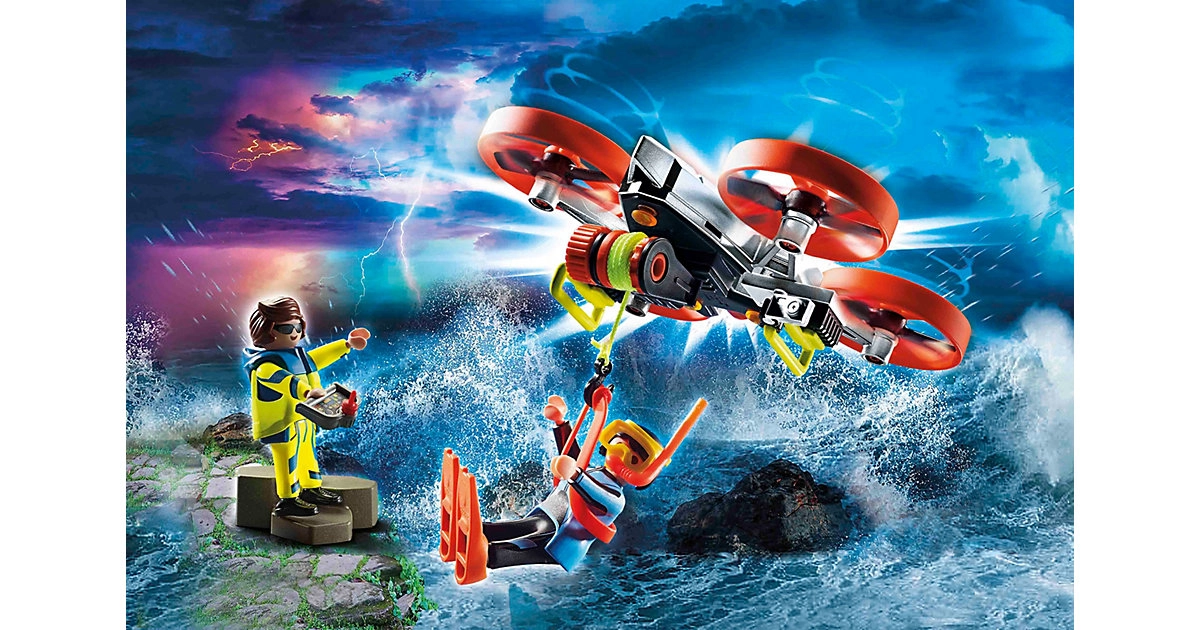 PLAYMOBIL® 70143 Seenot: Taucher-Bergung mit Rettungsdrohne