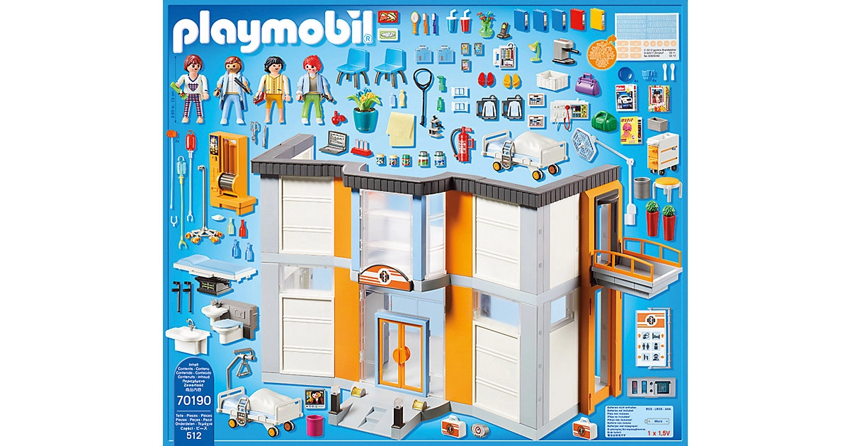 PLAYMOBIL® 70190 Großes Krankenhaus mit Einrichtung