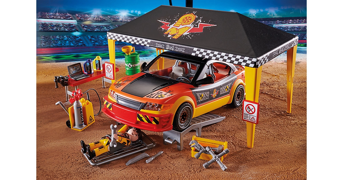 PLAYMOBIL® 70552 Stuntshow Werkstattzelt