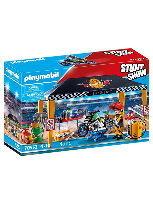 PLAYMOBIL® 70552 Stuntshow Werkstattzelt