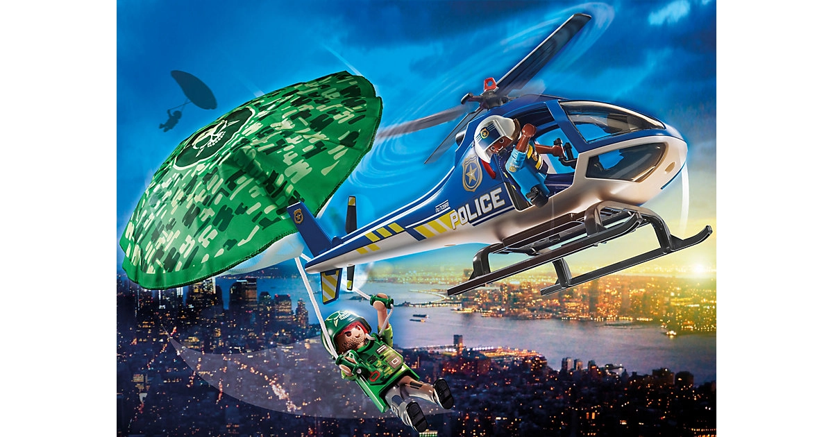 PLAYMOBIL® 70569 Polizei-Hubschrauber: Fallschirm-Verfolgung