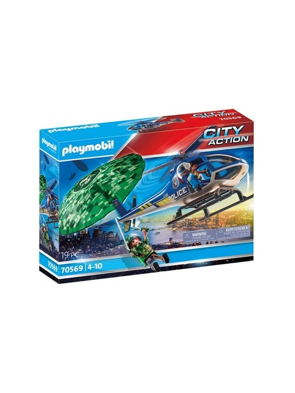 PLAYMOBIL® 70569 Polizei-Hubschrauber: Fallschirm-Verfolgung