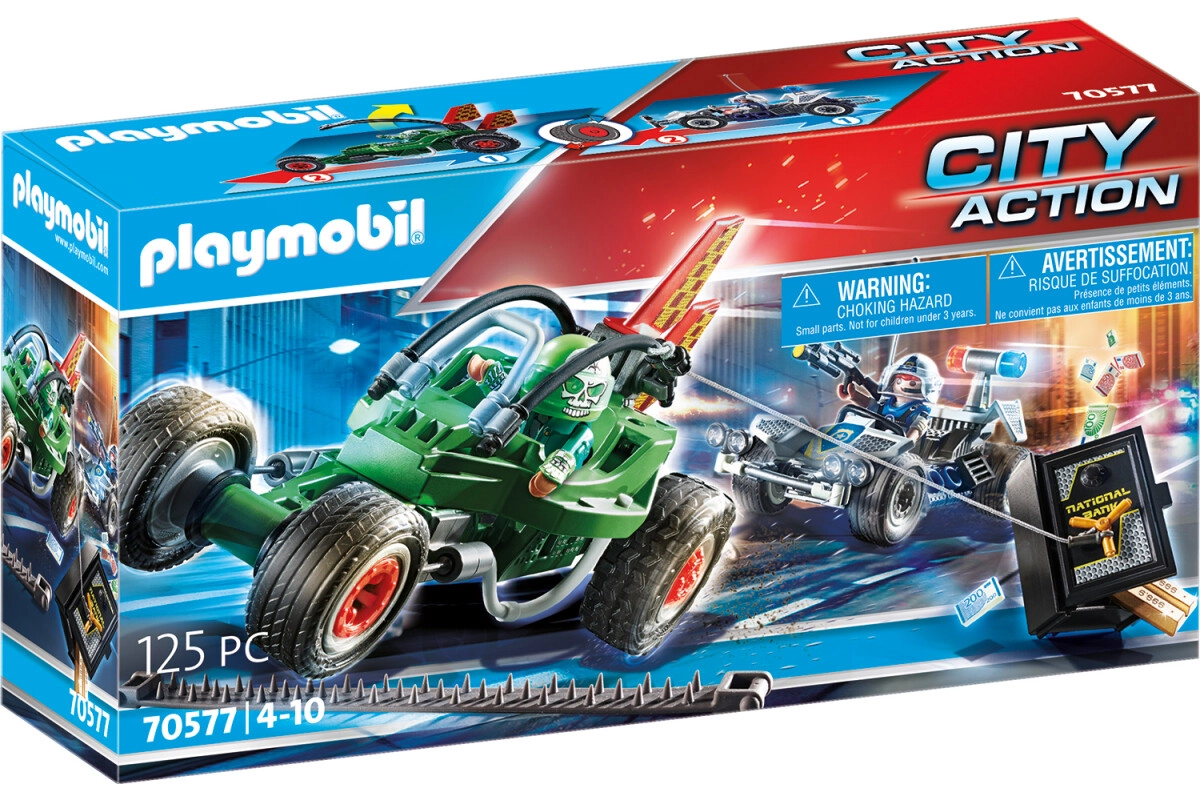 PLAYMOBIL® 70577 Polizei-Kart: Verfolgung des Tresorräubers