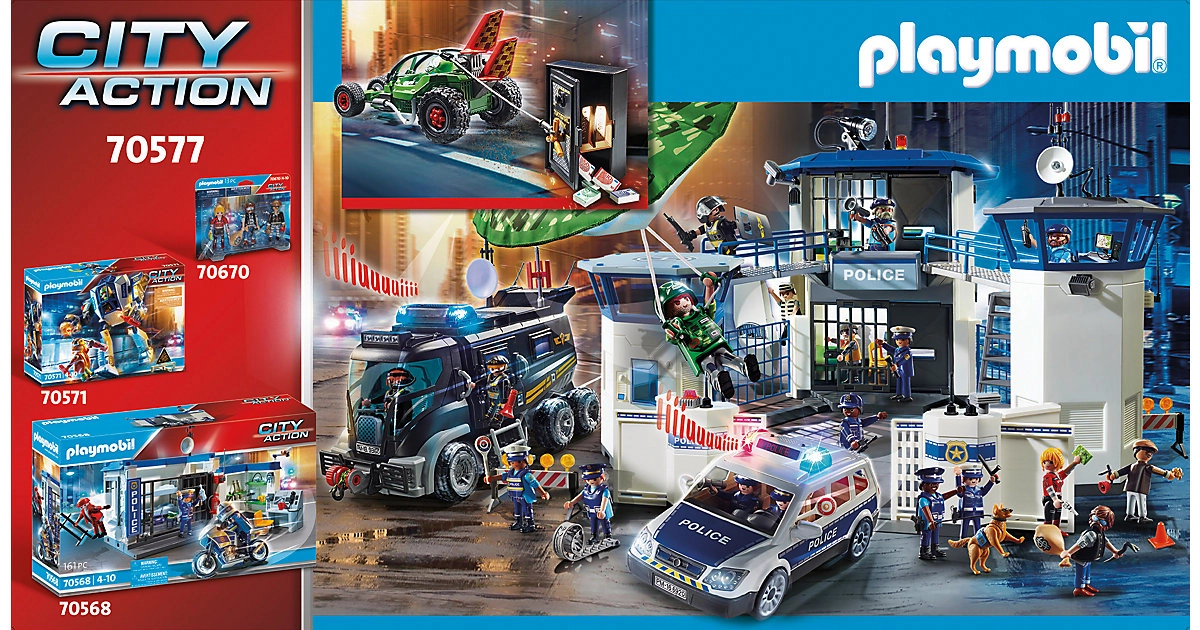 PLAYMOBIL® 70577 Polizei-Kart: Verfolgung des Tresorräubers