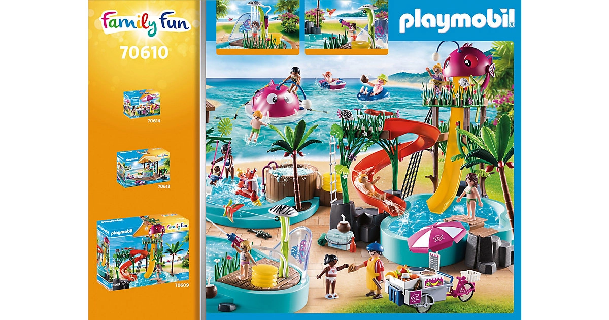 PLAYMOBIL® 70610 Spaßbecken mit Wasserspritze