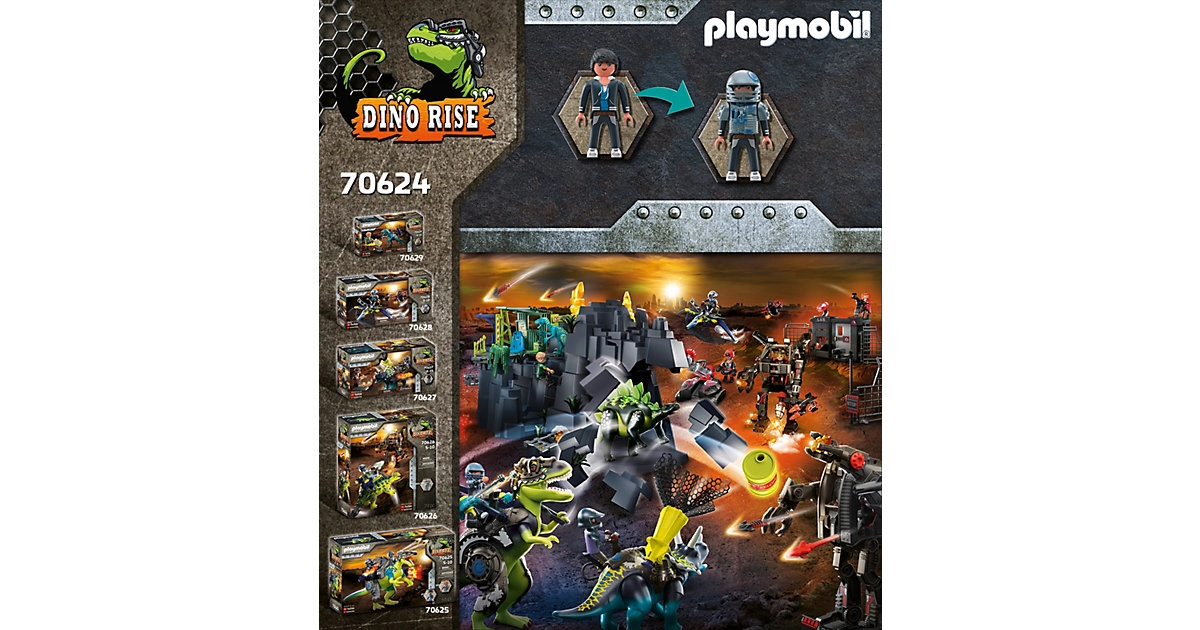 PLAYMOBIL® 70624 T-Rex: Gefecht der Giganten