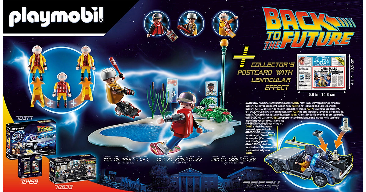 PLAYMOBIL® 70634 Back to the Future Part II Verfolgung mit Hoverboard