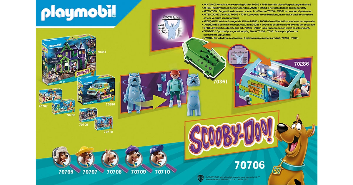 PLAYMOBIL® 70706 SCOOBY-DOO! Abenteuer mit Snow Ghost