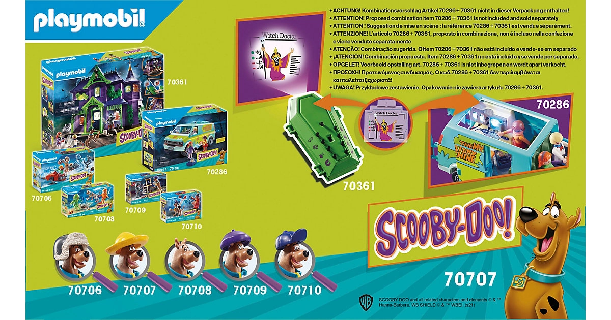 PLAYMOBIL® 70707 SCOOBY-DOO! Abenteuer mit Witch Doctor