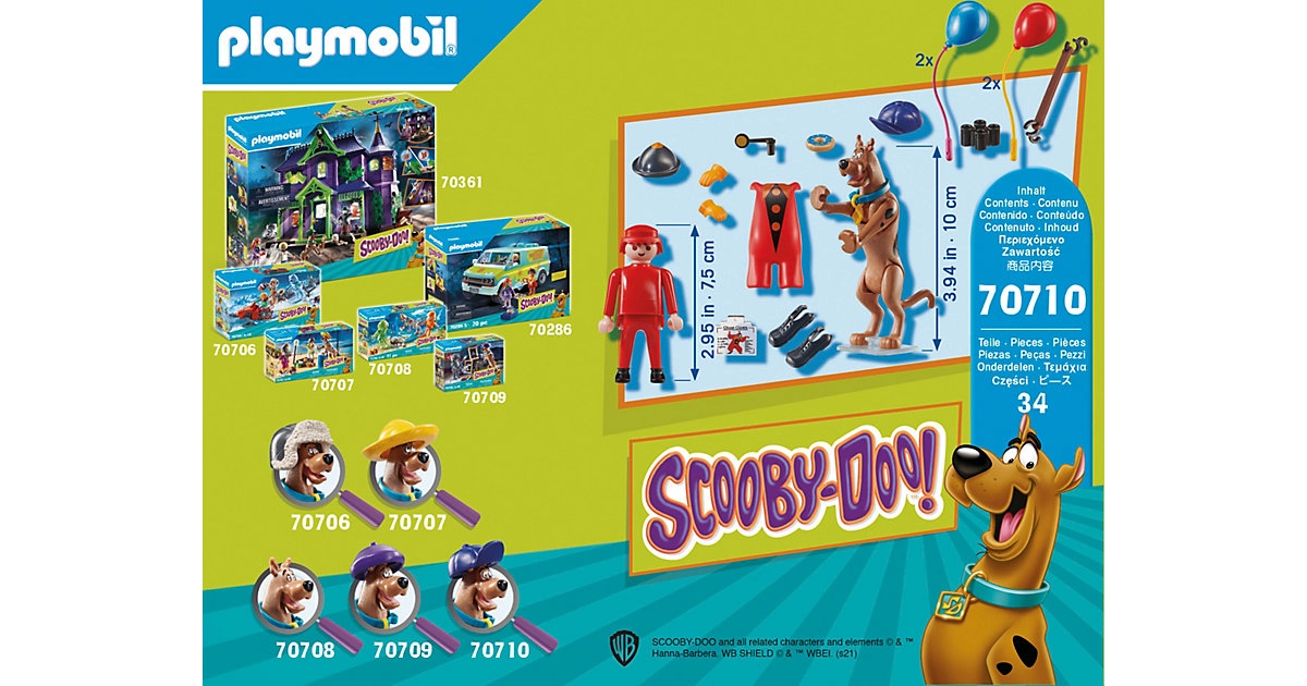 PLAYMOBIL® 70710 SCOOBY-DOO! Abenteuer mit Ghost Clown