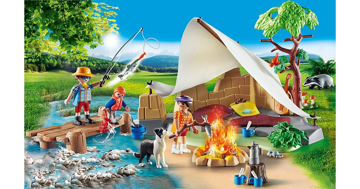 PLAYMOBIL® 70743 Familie beim Campingausflug