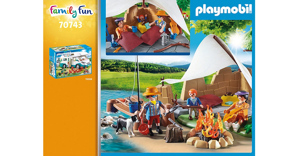 PLAYMOBIL® 70743 Familie beim Campingausflug