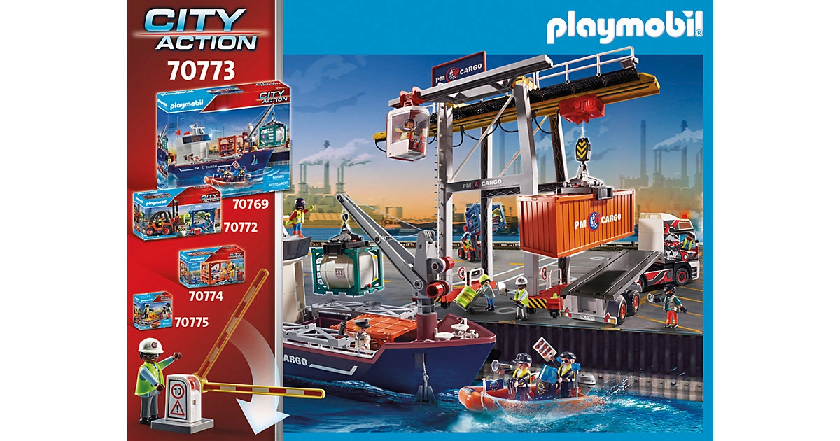 PLAYMOBIL® 70773 Frachtlager