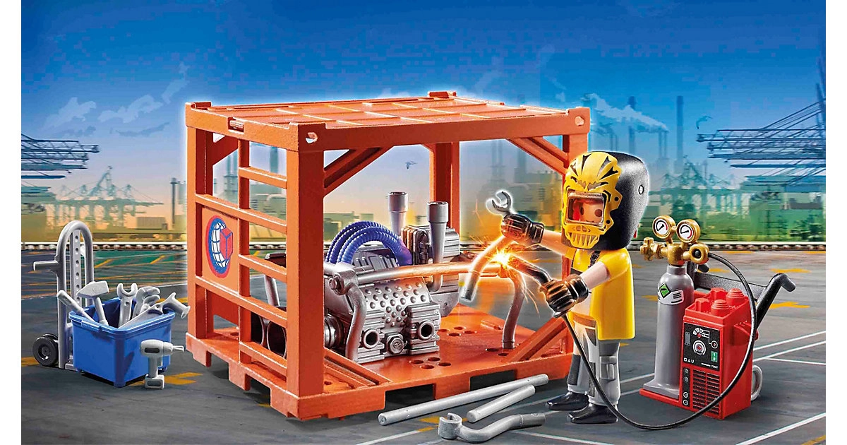 PLAYMOBIL® 70774 Containerfertigung