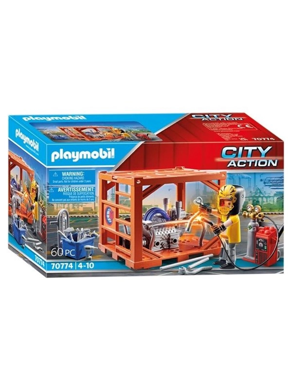 PLAYMOBIL® 70774 Containerfertigung