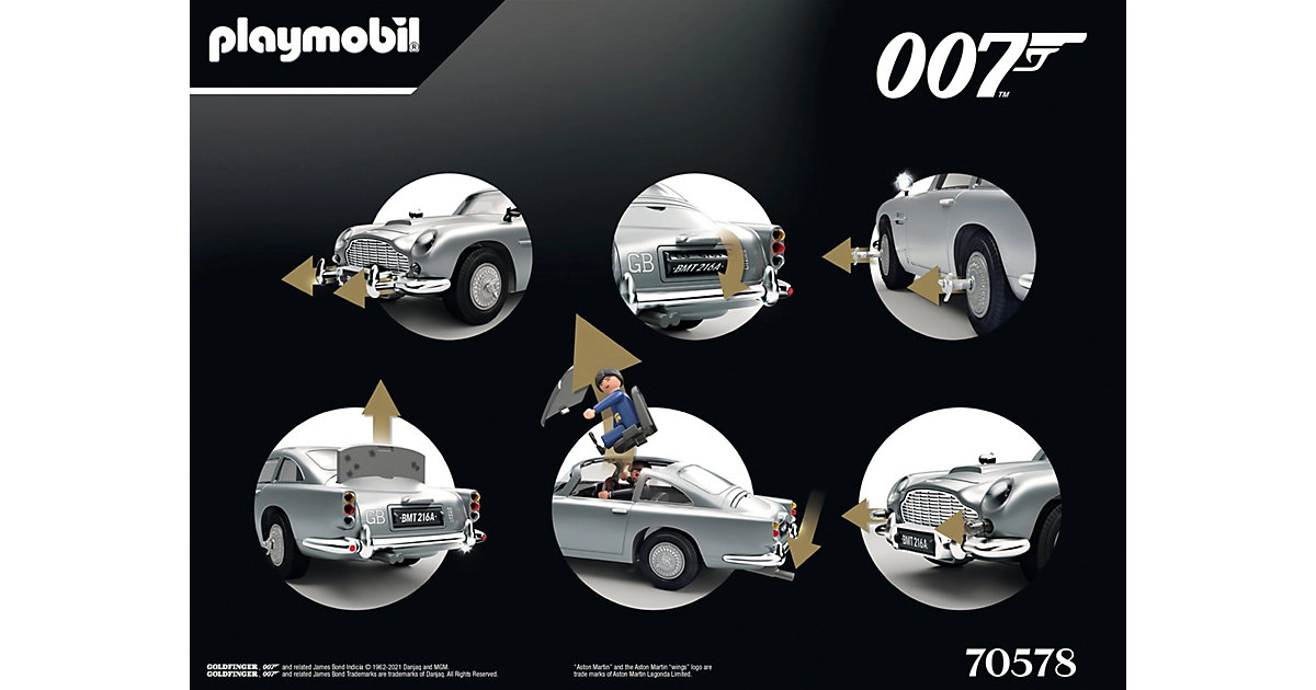 PLAYMOBIL® 70578 James Bond Aston Martin DB5 - Goldfinger Edition