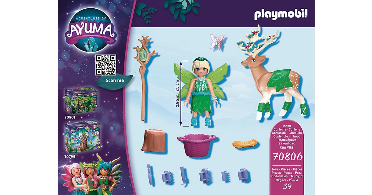 PLAYMOBIL® Adventures of Ayuma 70806 Forest Fairy mit Seelentier