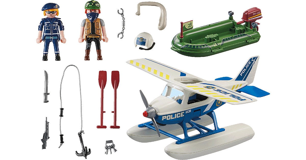 PLAYMOBIL® 70779 Polizei-Wasserflugzeug: Schmuggler-Verfolgung