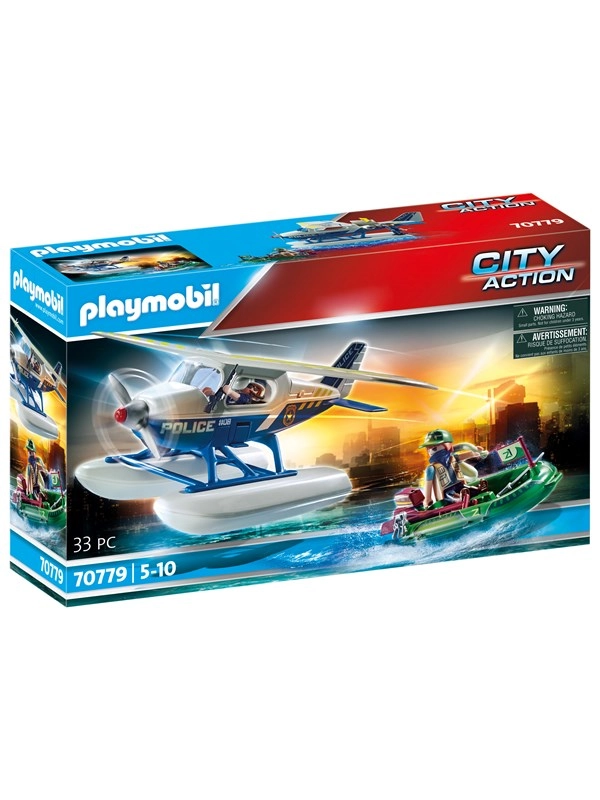 PLAYMOBIL® 70779 Polizei-Wasserflugzeug: Schmuggler-Verfolgung