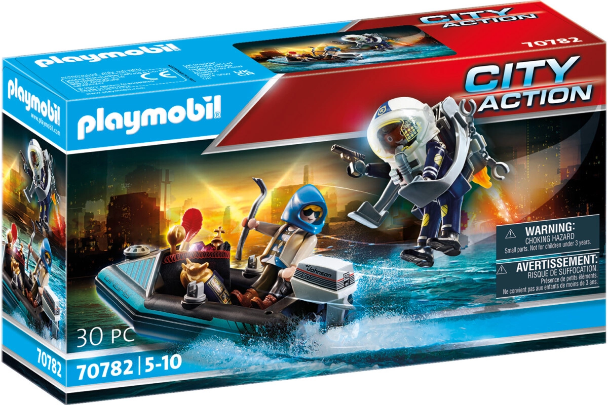 PLAYMOBIL® 70782 Polizei-Jetpack: Festnahme des Kunsträubers