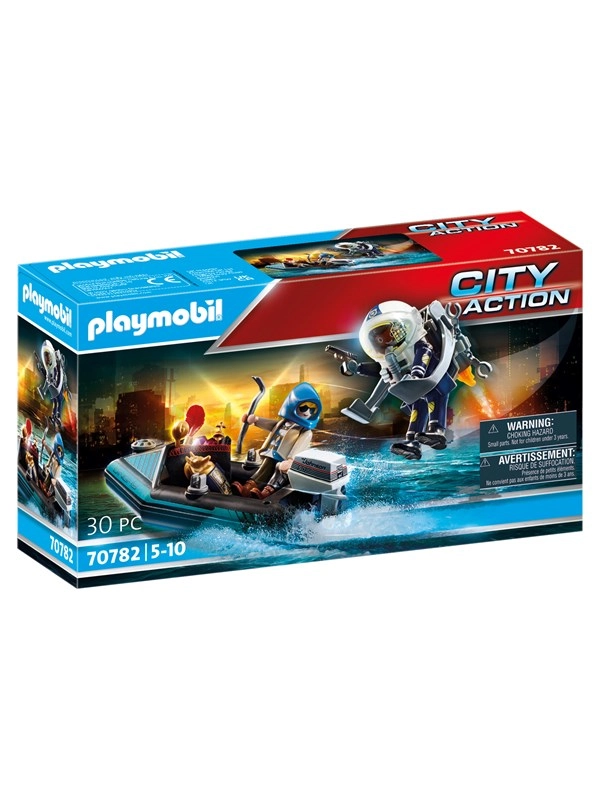 PLAYMOBIL® 70782 Polizei-Jetpack: Festnahme des Kunsträubers