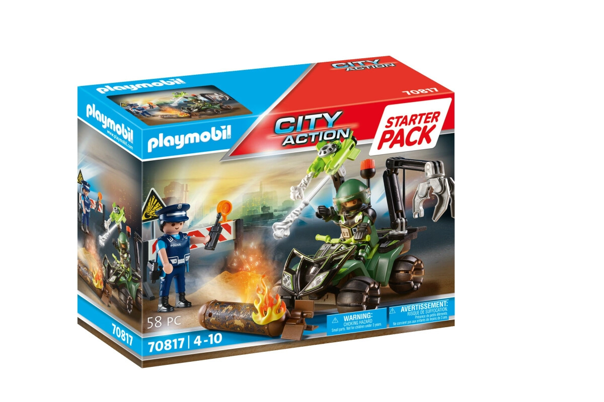 PLAYMOBIL® 70817 Starter Pack Polizei Gefahrentraining