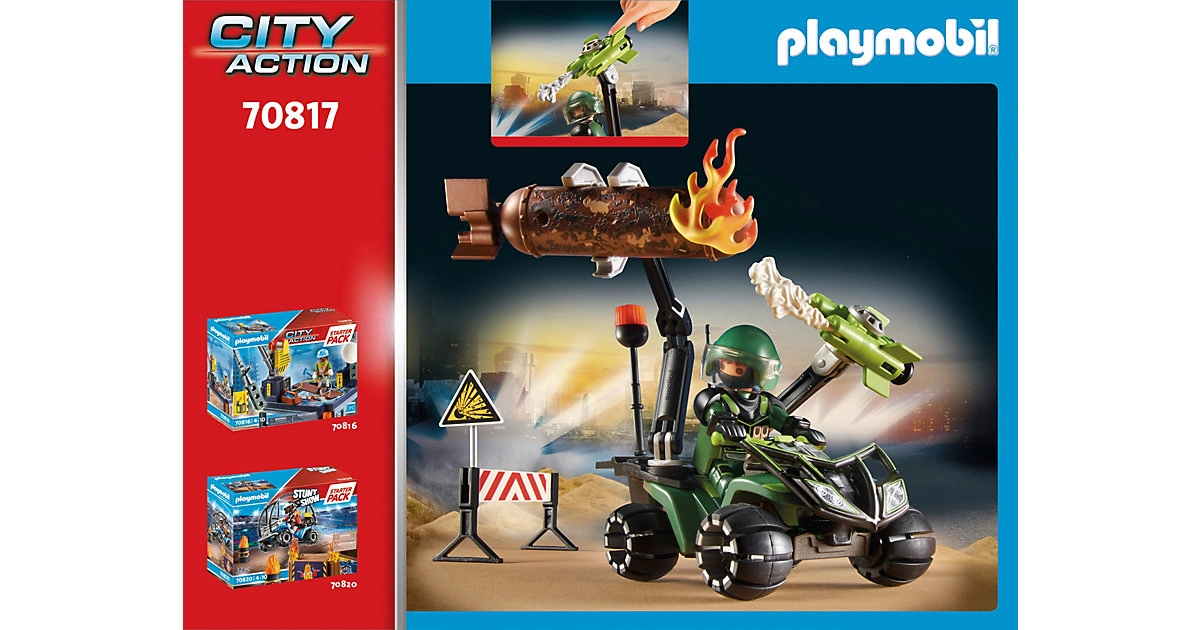 PLAYMOBIL® 70817 Starter Pack Polizei Gefahrentraining