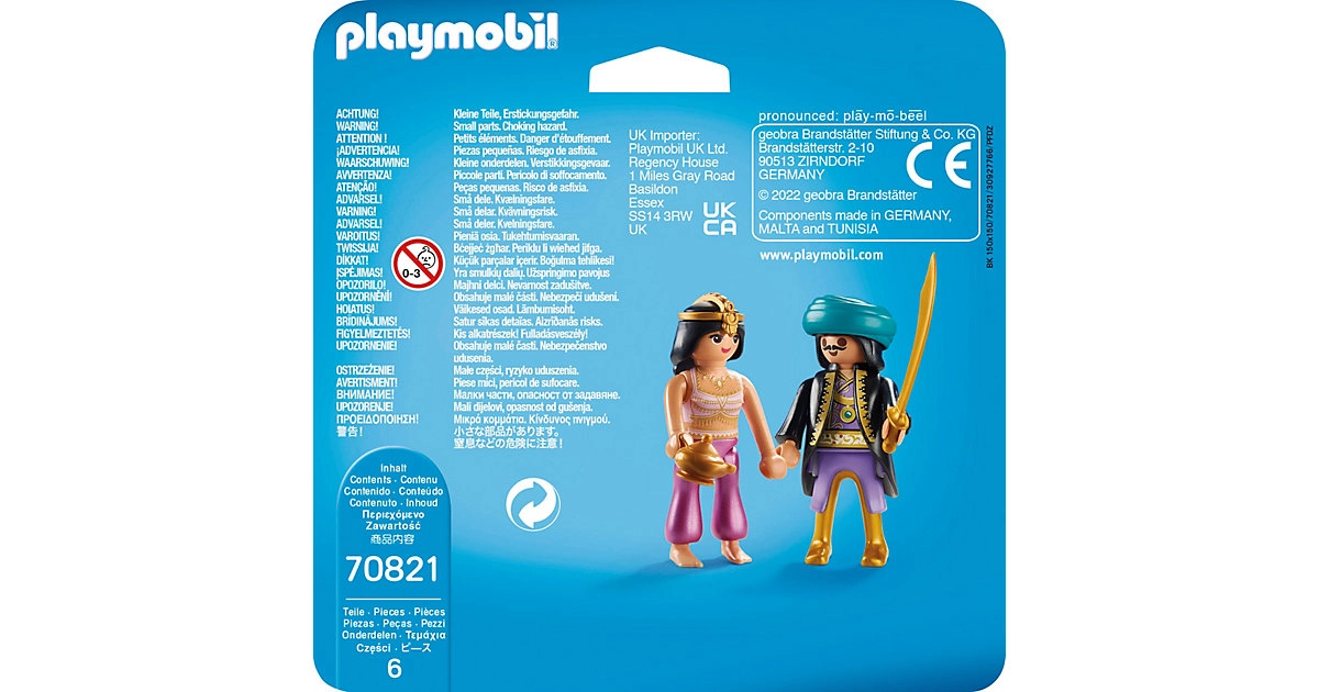 PLAYMOBIL® DuoPack Orientalisches Königspaar für 4-10 Jahren