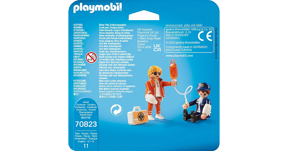 PLAYMOBIL® DuoPack Notarzt und Polizistin für 4-10 Jahren