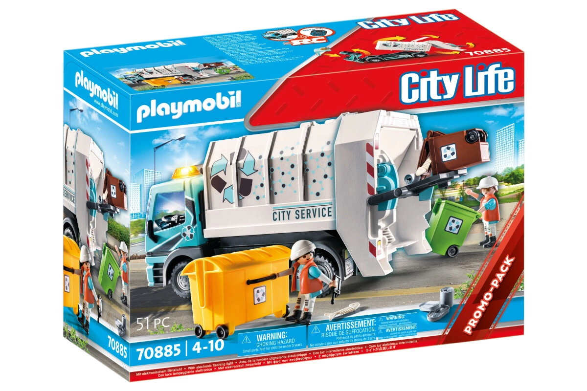 PLAYMOBIL® 70885 Müllfahrzeug mit Blinklicht